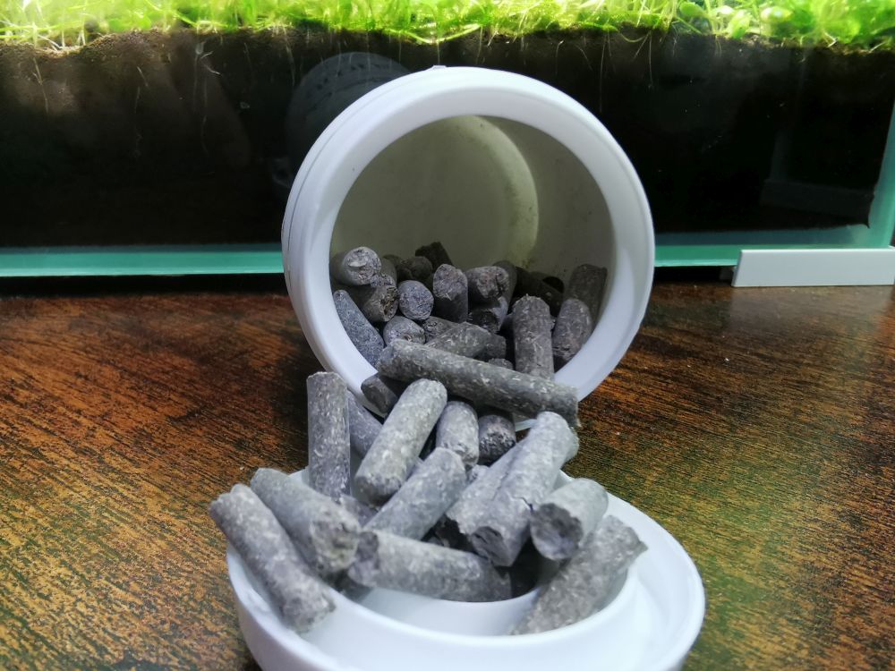 Shrimp nature pokarm biały